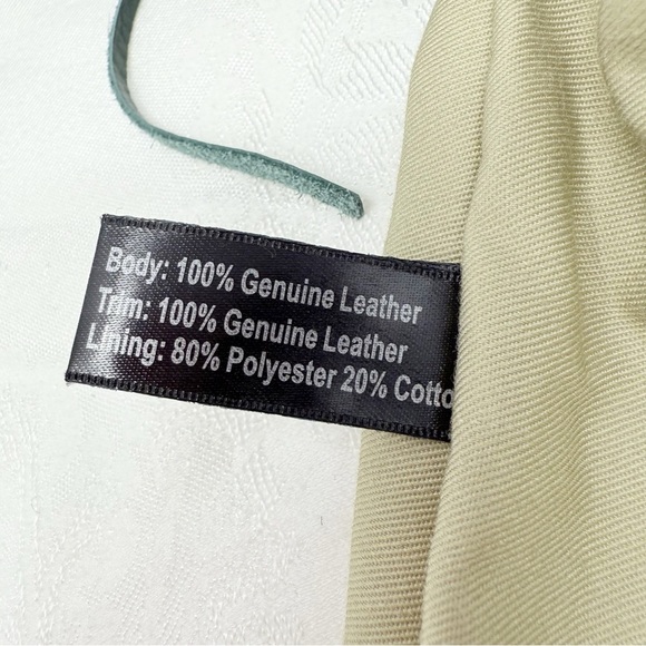 Gilli Genuine Leather Fringe Shoulder Bag – Green Hobo Tote with Tassel Detail - Picture 8 of 16